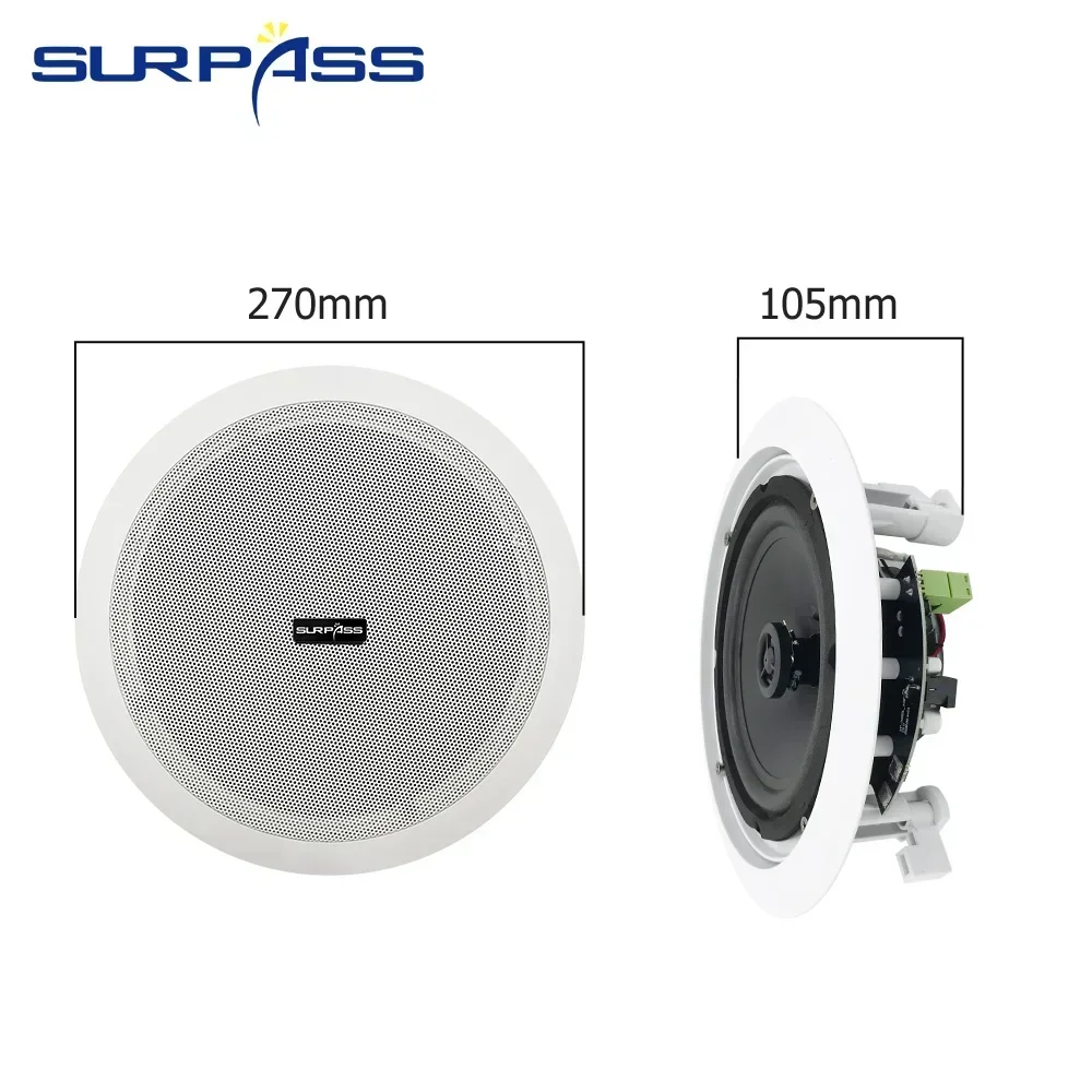 8" audience Bluetooth speakers boombox built-in 40Wx4 class-Damplifier home stereo system Suitable forhotel hometheater speaker