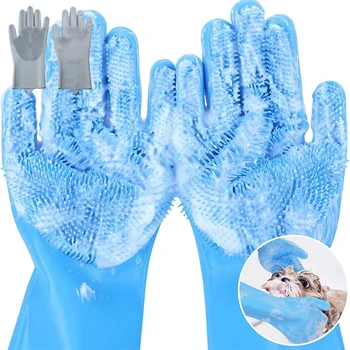 Pet Grooming Massage Gloves 1