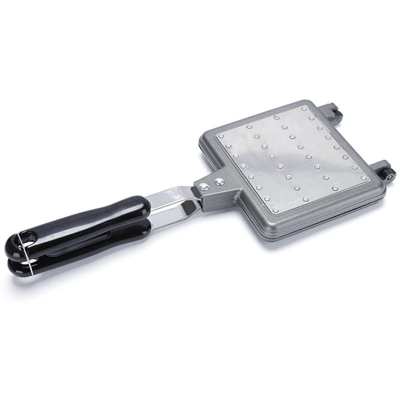 1 PCS Hot Dog Toaster Press Sandwich Maker Toaster For Kitchen And Camping Baking Tray 5