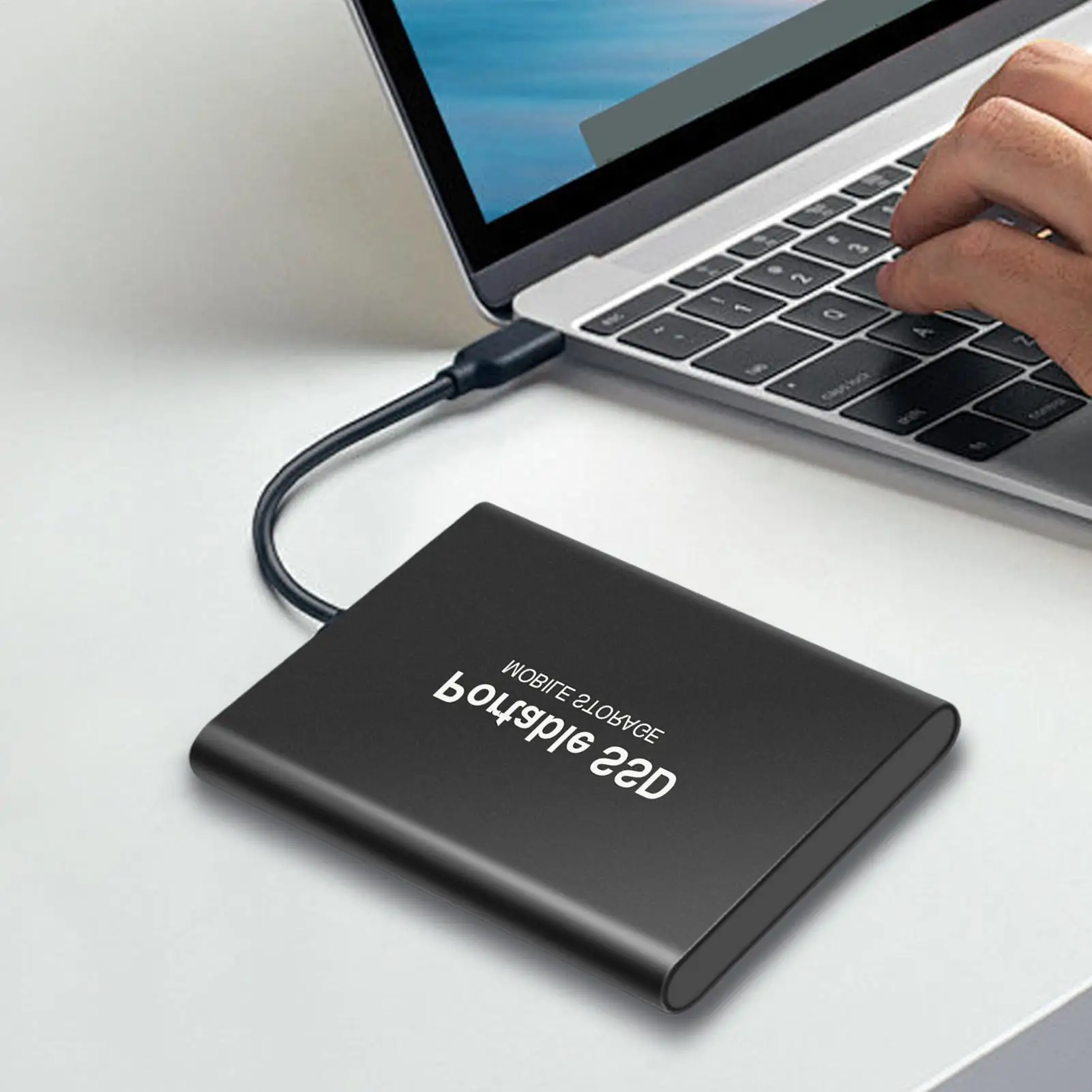 2 TB externe Festplatte, Hochgeschwindigkeitsspeicher, tragbare SSD, 2 TB externe Festplatte, tragbare SSD-Festplatte für Telefon-Loptop