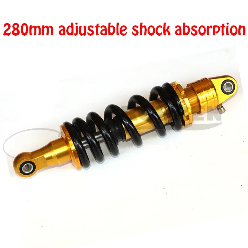 

280mm Shock Absorber Struts Aluminium Alloy Motorcycle Rear Back Suspension for Off-Road Motor ATV