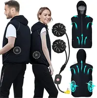 Summer Sport Fan Air Condition Cool Man Woman Travel Ultralight Brand Outdoor Vest Clothes Jacket Sun Windbreaker Fishing Worker 1