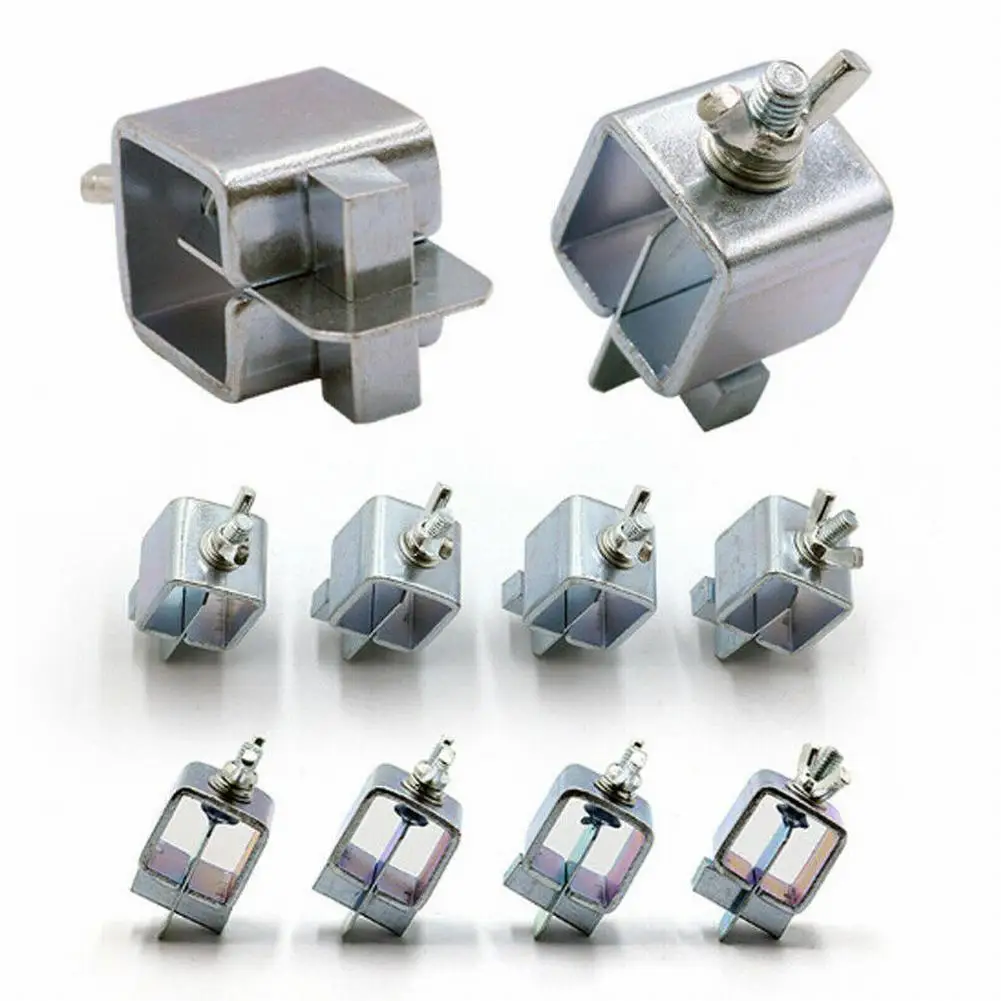 8Pcs Butt Welding Clamps Sheet Metal Locator Adjustable Positioner Clip Holder 5cm*2.5cm Welding Fixtures Hold CNC Metalworking