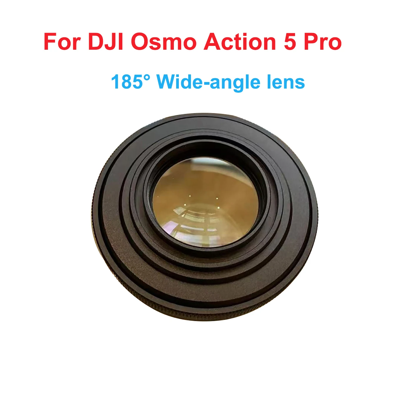 Détail du logo et de la bague de mise au point de l'Objectif Grand Angle 1.33X Anamorphique pour DJI Osmo Pocket/Pocket2.