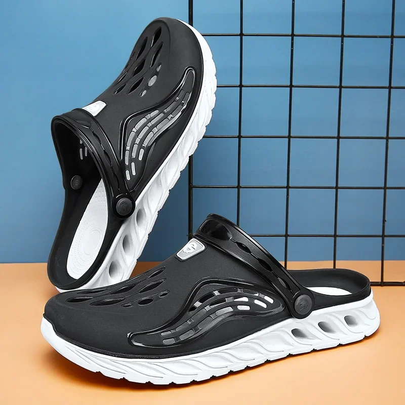 Marke Clogs M&auml;nner Sandalen Freizeit schuhe Unisex bunte Schuhe Sommer Strand Zapatos Hombre summer sandals mens shoes