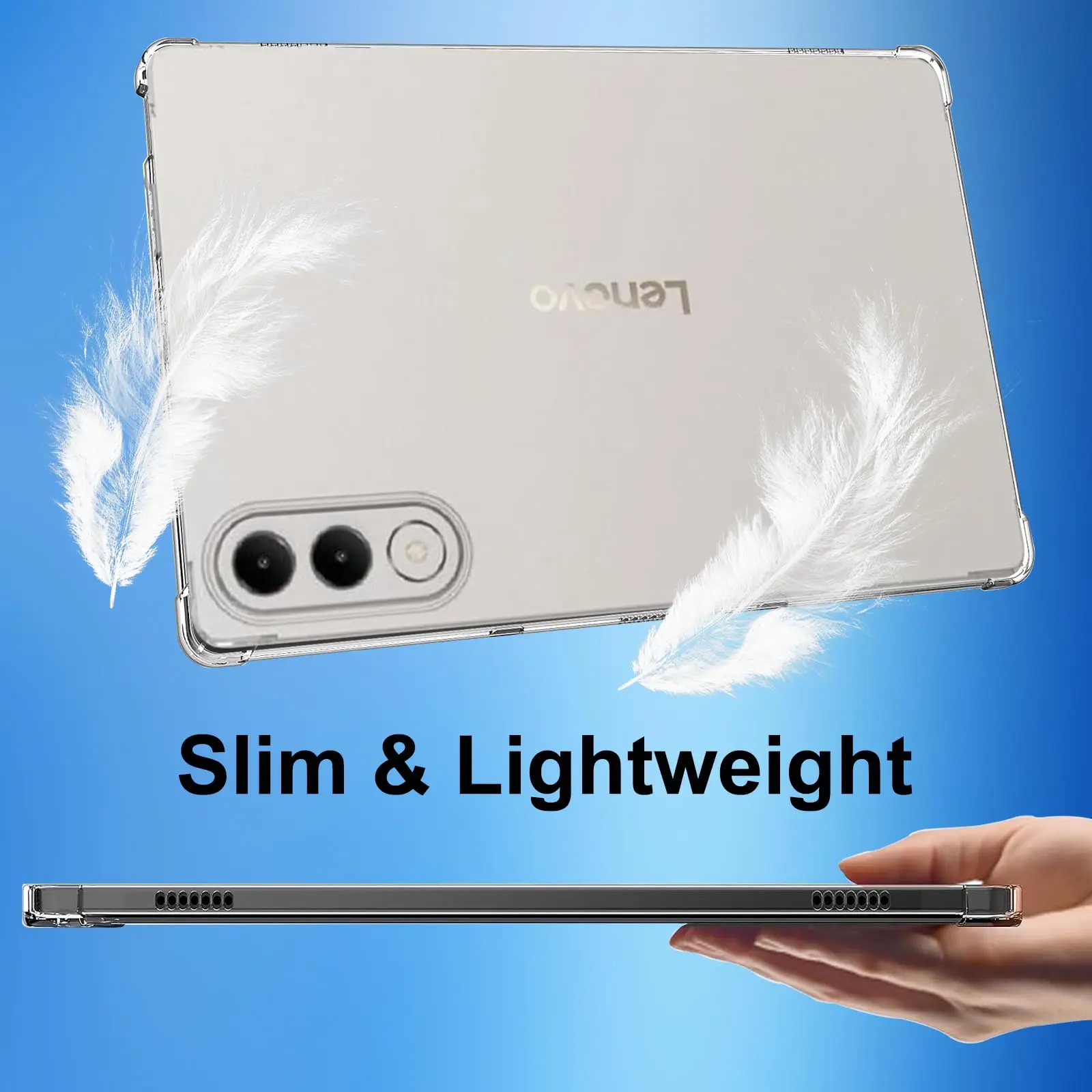 Clear Soft TPU Slim Lightweight Anti-Fall Back Cover Shell