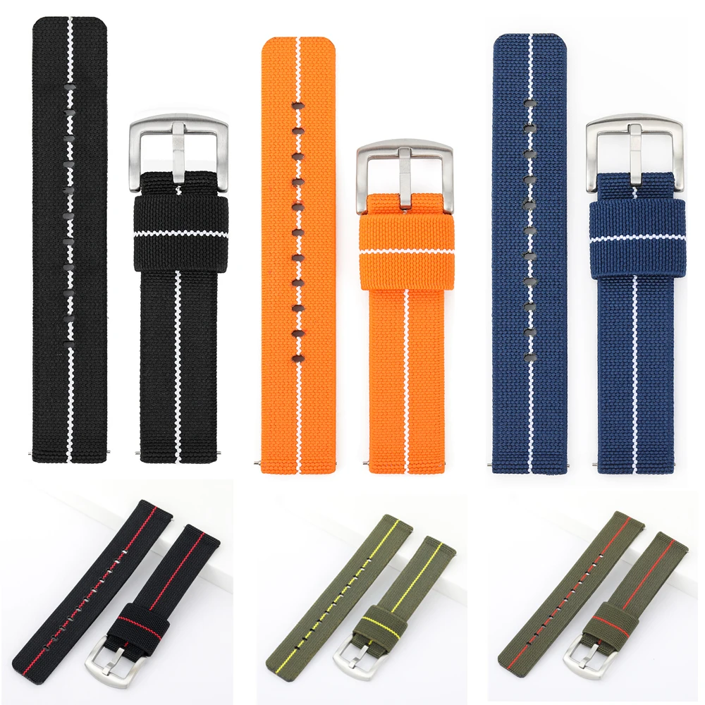 Quality Cheap Nylon 19 mm Wristwatch Band 13551JPBS-04_K0020260 main image 0