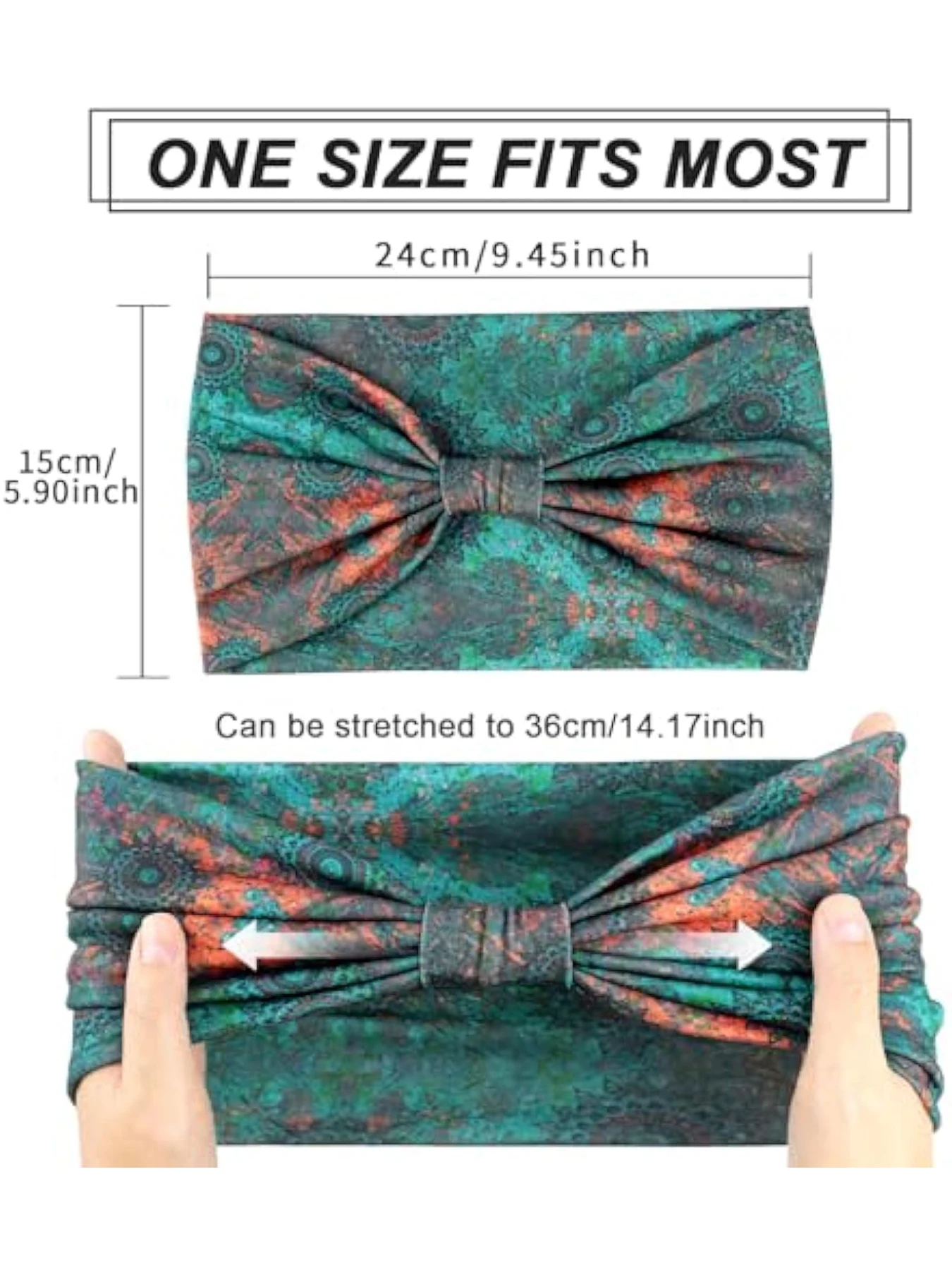 Boho Chic Women's Soft Elastic Headband – Stylish Hair Accessory