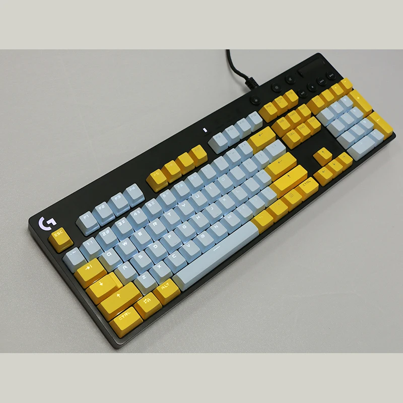 Conjunto Completo Pbt Backlit Keycaps para Teclado Logitech G610 g Pro x G512c Geado Chaves Bonés gx Switches Keycap 1 - Imagem 2