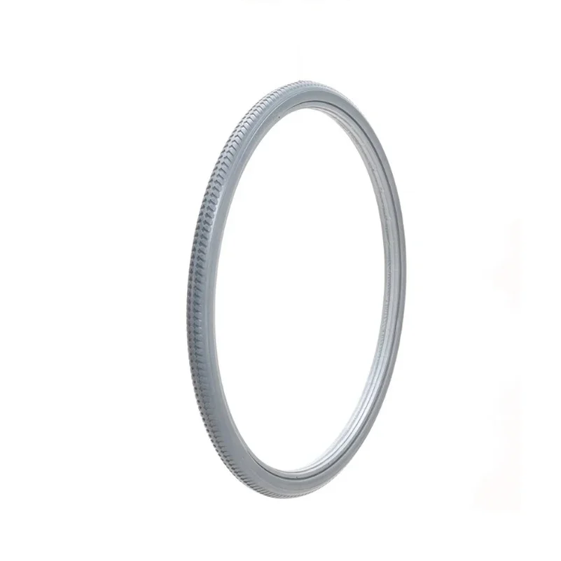Für manuelle Rollstühle, Hinterrad 20/22/24/26 Zoll X1 3/8, luftfreier Reifen, Vollreifen – Detail 12