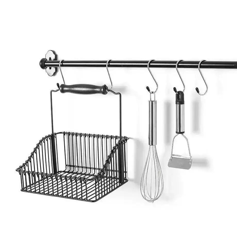 4Pcs S-Shape Hook Stainless Steel Clothes Bags Towels Plants Hanging Rack Useful Tools Kitchen Bedroom Railing S Hanger Hook