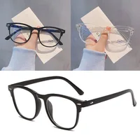 Lunettes ultralégères rétro transparentes, monture unie pour hommes et femmes, Anti-lumière bleue, décoration de fête, fausses lunettes 1