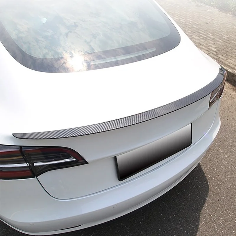 

Задний спойлер для багажника Tesla Model 3 2023, губа багажника из АБС-пластика, хвостовое крыло, моделирование 3, украшение для заднего багажника, комплект аксессуаров
