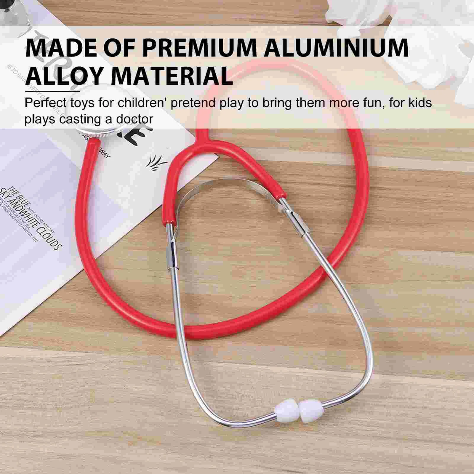 Simulation Toy Light Up Kids Medical Toys Single Head Stethoscope for Playing Child