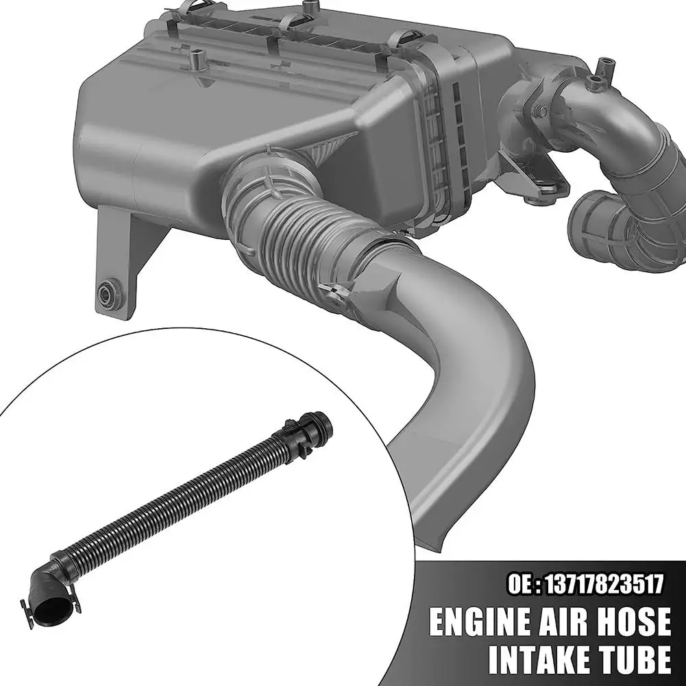 Car Air Filter Intake Breather Pipe 13717823517 Replacement Air Intake Ventilation Hose High Efficiency For Car