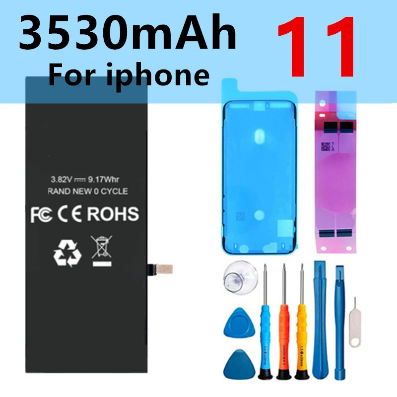 Per Apple Se2 6 7 8 Plus 10 11 X Xr Xs Max Batterie Di Ricambio Per Iphone 6S Batteria Del Telefono Ad Alta Capacità Nuova Di Zecca