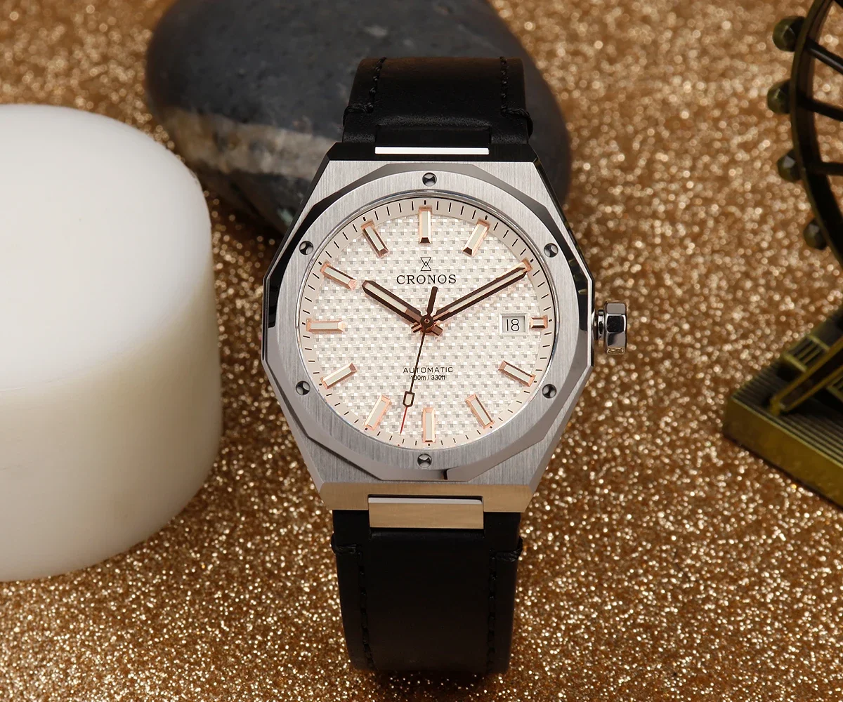 CRONOS SKYLINE 値段交渉可 サンマーティンsan martin Cronos Watch 39Mm Skyline Automatic PT5000 SW200