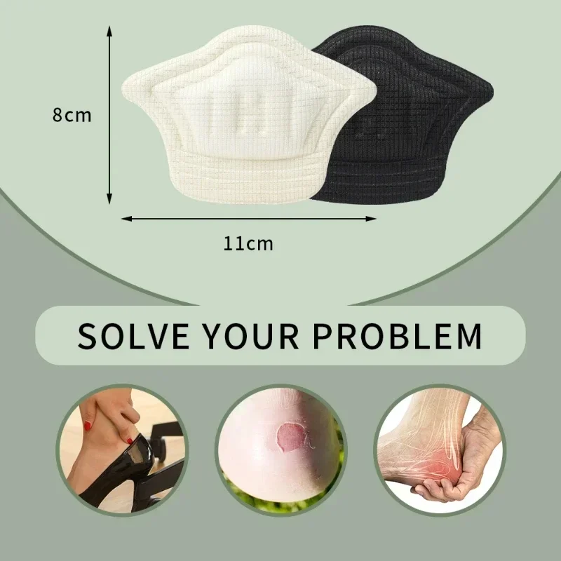 Shoe Insoles Heel Cushion Insole Heel Patch Insole Heel Cushion Protector Heel Insoles Heel Protector Patches Heel Protector Pads Heel Protector Shoe Stickers Shoe Repair Stickers Shoe Repair Patch Shoe Repair Patches 2/4Pcs Insoles Patch Heel Pads