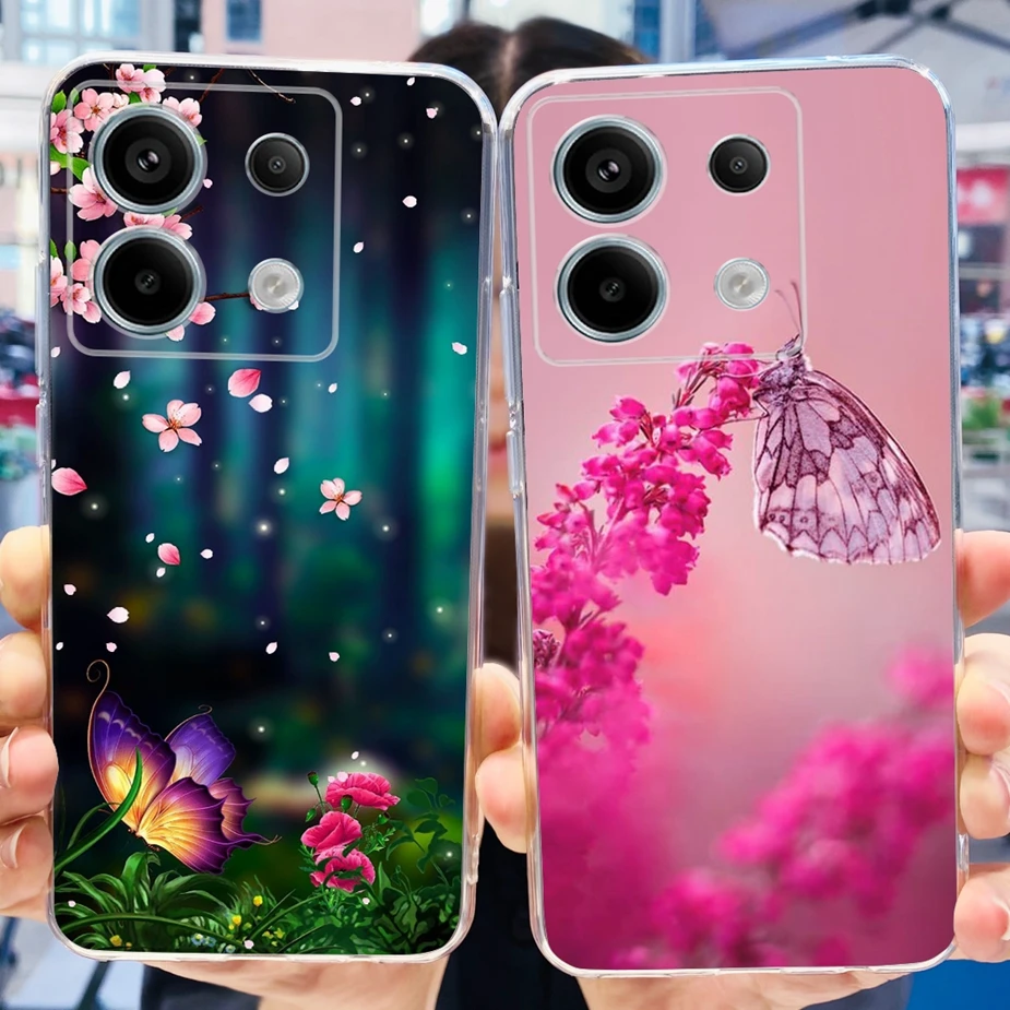 New Fashion Painted Clear Silicone Soft TPU Phone Case for Xiaomi Poco X6 Pro 5G