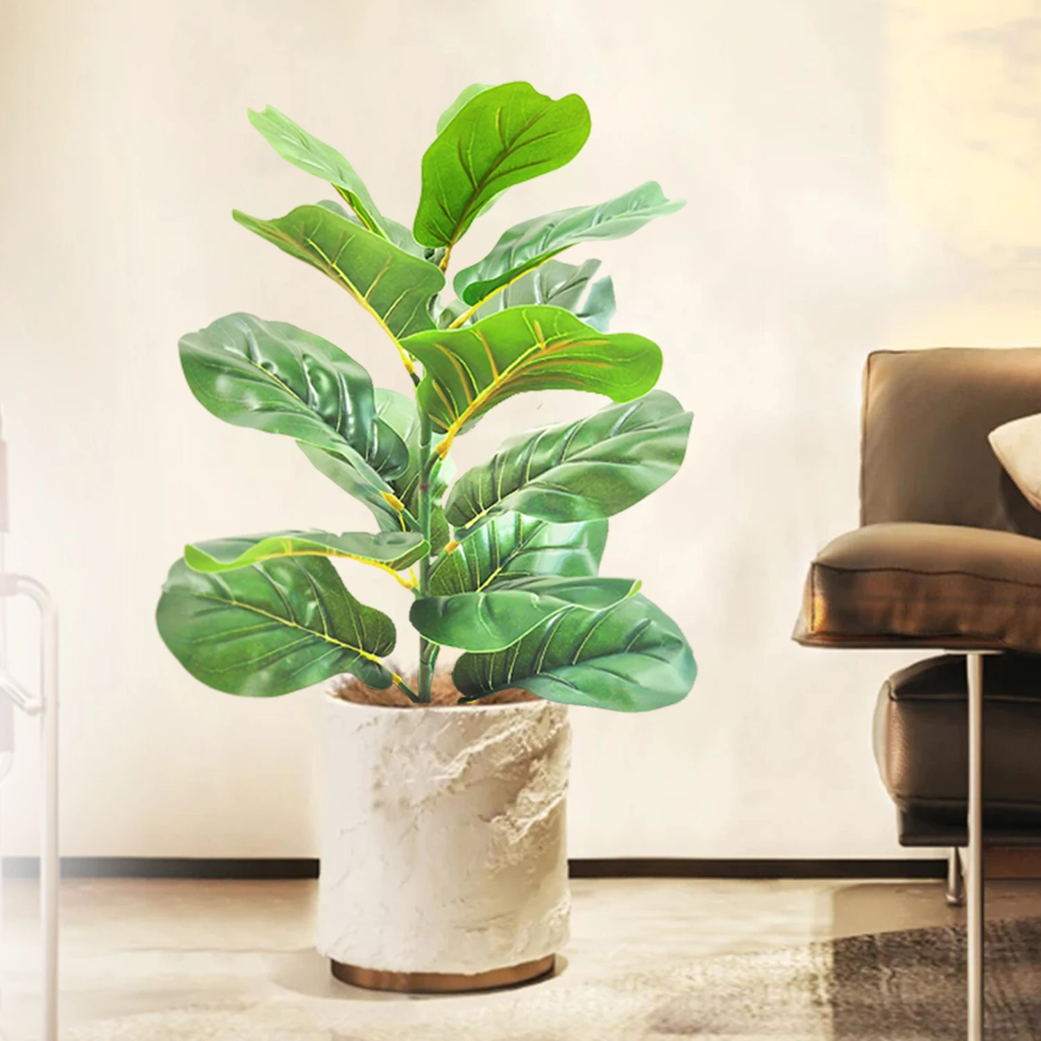 Artificial Fiddle Leaf Fig Tree (90cm) 4