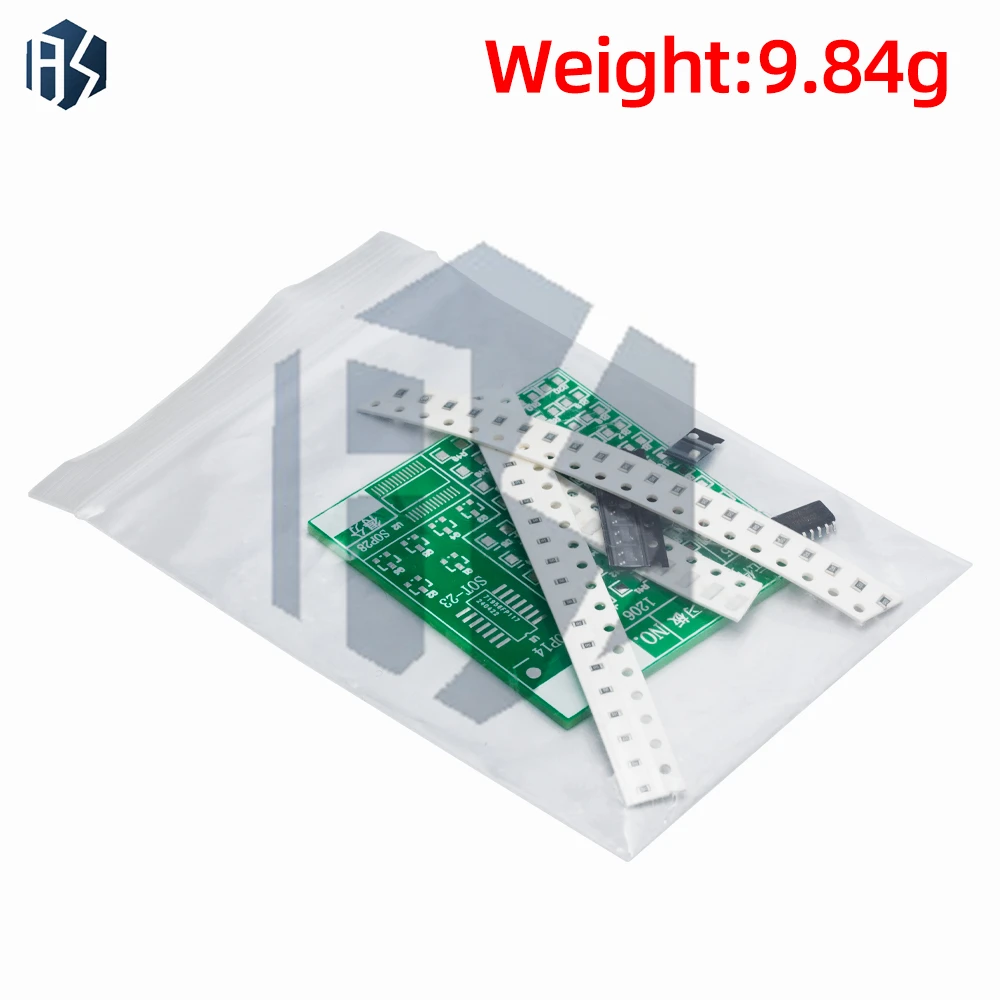 Lectronic SMT SMD Componente Pratica di Saldatura Scheda di Saldatura Kit FAI DA TE Resitore Diodo Transistor Per Inviare L'apprendimento - immagine 2