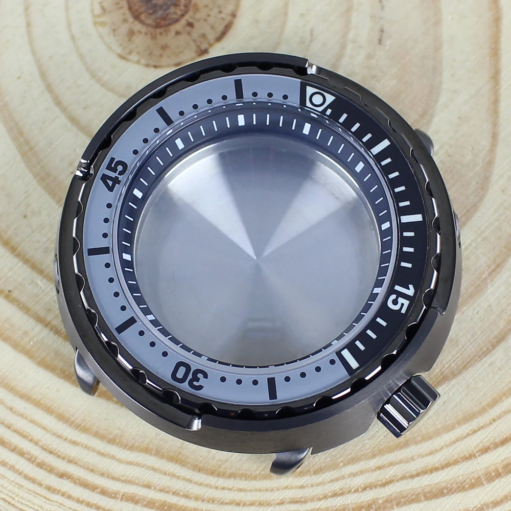 47mm Mod Tuna Canned SKX Uhrengehäuse C3 Leuchtend für Seiko NH34 NH35 NH36 Uhrwerk 20ATM Wasserdichtes Zubehör Edelstahl – Detail 18