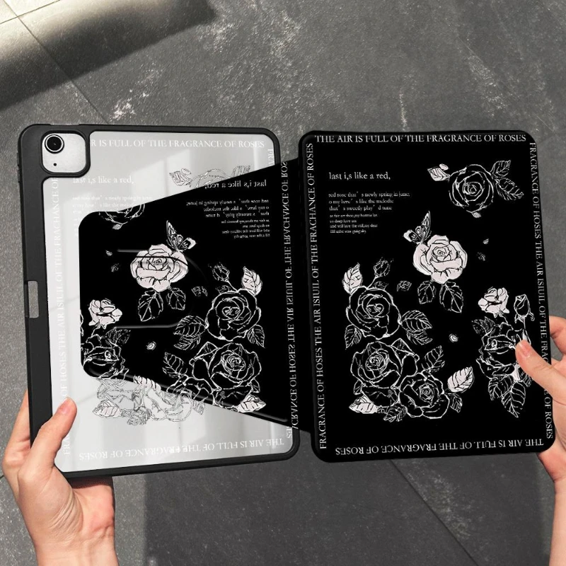 Universal Tablet Cover with Rotating Stand and Pen Slot