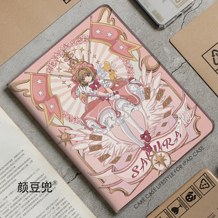 Sakura Card Captor Anime Samsung Galaxy Tab S7 Fe 11 Im Jahr 2021 S6 Autunno Sm-T220/T225 Dreifah Gefaltete Stner Der Abdeckung S6