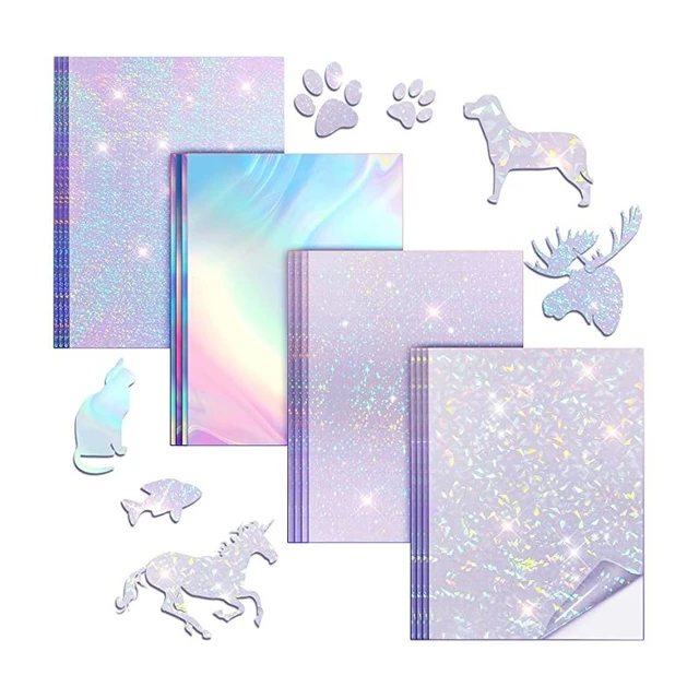 Custom Holographic self adhesive destructible paper for printing