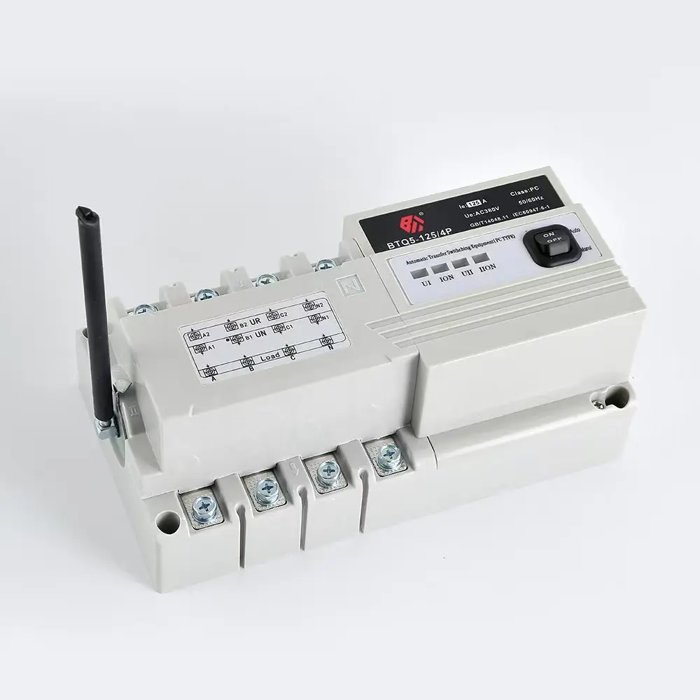 GEYA interruptor de transferencia autom&aacute;tica tipo G, interruptores selectores el&eacute;ctricos, clase ATS, PC, 4P, 125A, AC400V, autom