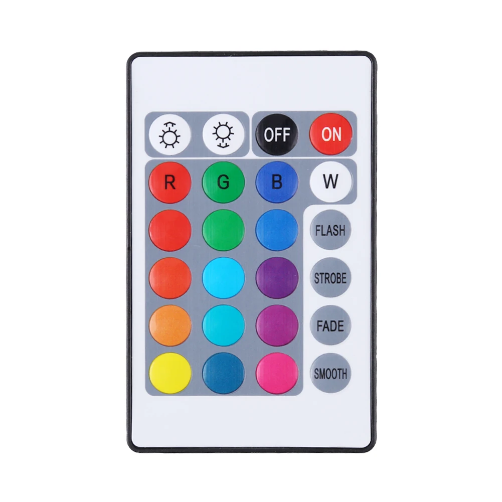 ٱ  Ʈѷ, IR ܼ RGB LED, 4 , 24 Ű,  Ʈ  Ʈѷ, 5050 Ʈ 