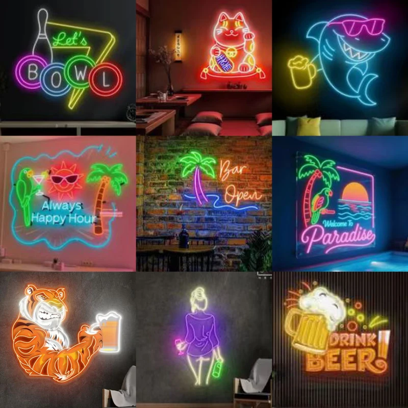 カスタムネオンサインネオンライトサイン Led レター屋外屋内防水結婚