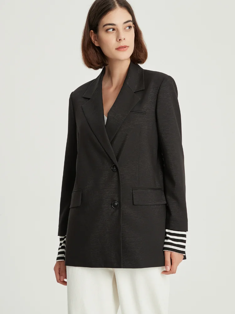 cathiewood-blazers-for-women-elegant-stylish-black-striped-button-military-blazer-ladies-double-breasted-oversize-suit-jacket