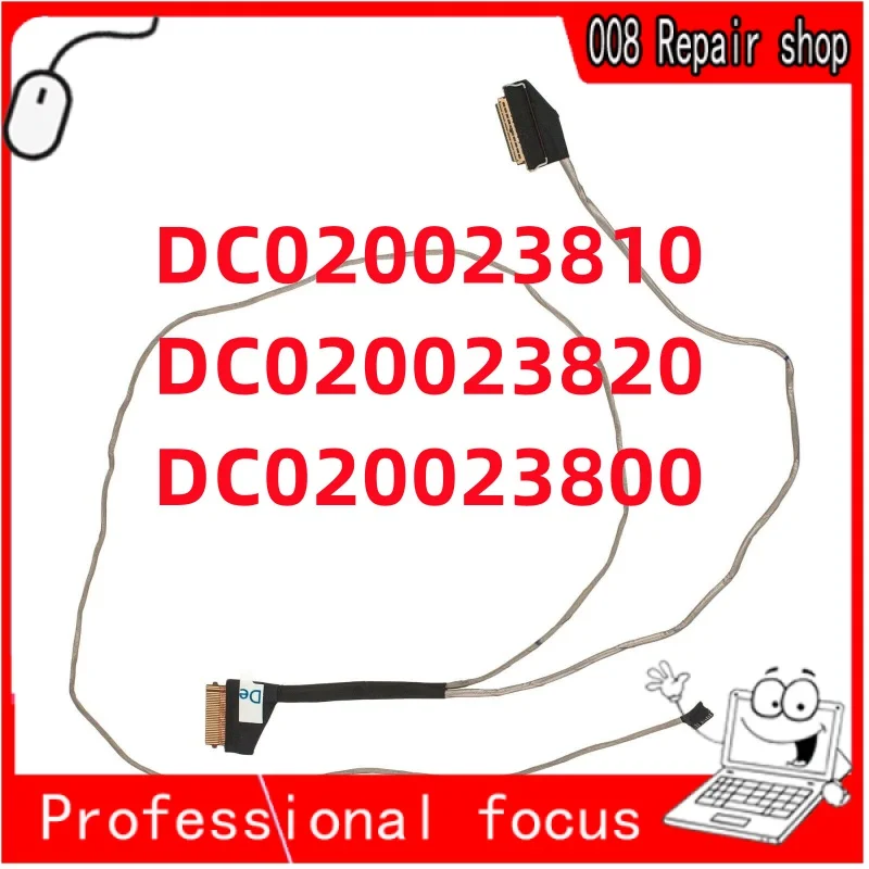 

New Original For Lenovo Ideapad L340-17 L340-17IRH FG740 Camera Line LVDS LCD Cable DC020023800 D C020023810 DC020023820 30 Pin.