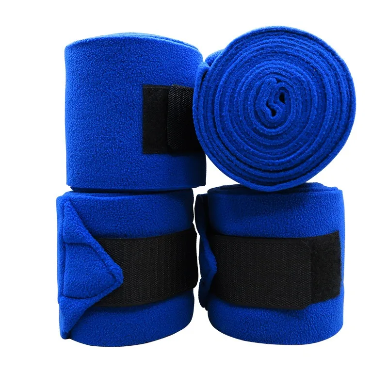 4 Pcs Horse Leg Wraps Sport Boots Set Breathable Leg Protection Support  Easy To Wear Horse Leg Wraps Equestrian Accessories 6