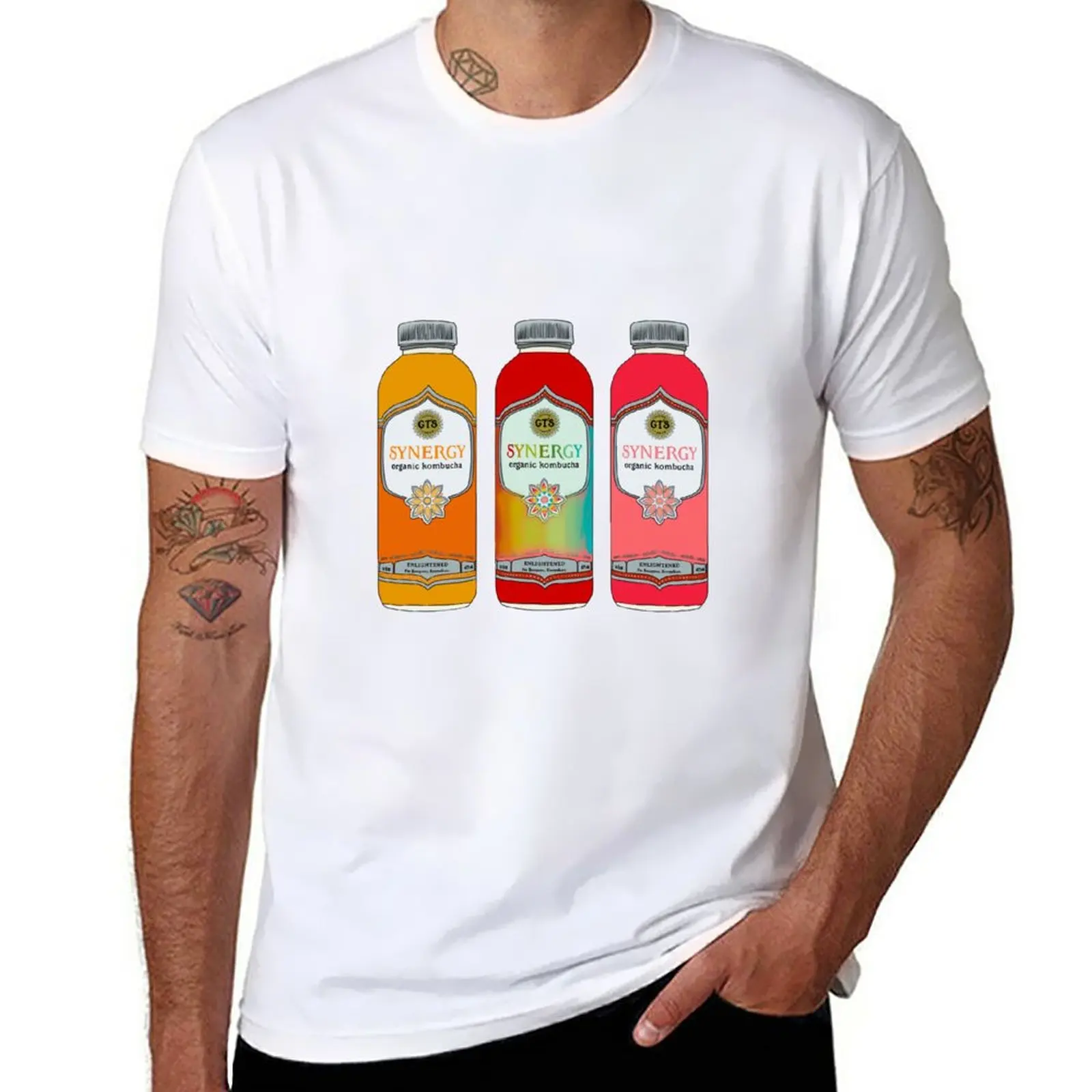 New Kombucha Trio T-Shirt Uomo Vestiti Moda Coreana Anime Vestiti Magliette Per Uomo