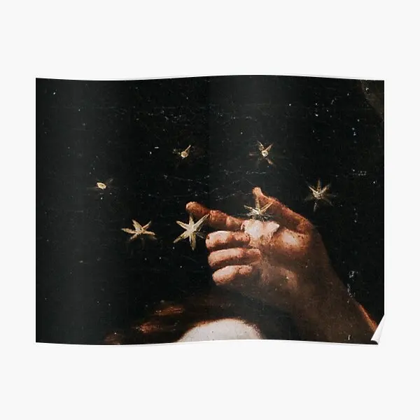 

Renaissance Stars Painting Detail Poster Decor Wall Home Mural Funny Modern Room Print Decoration Vintage Picture Art No Frame