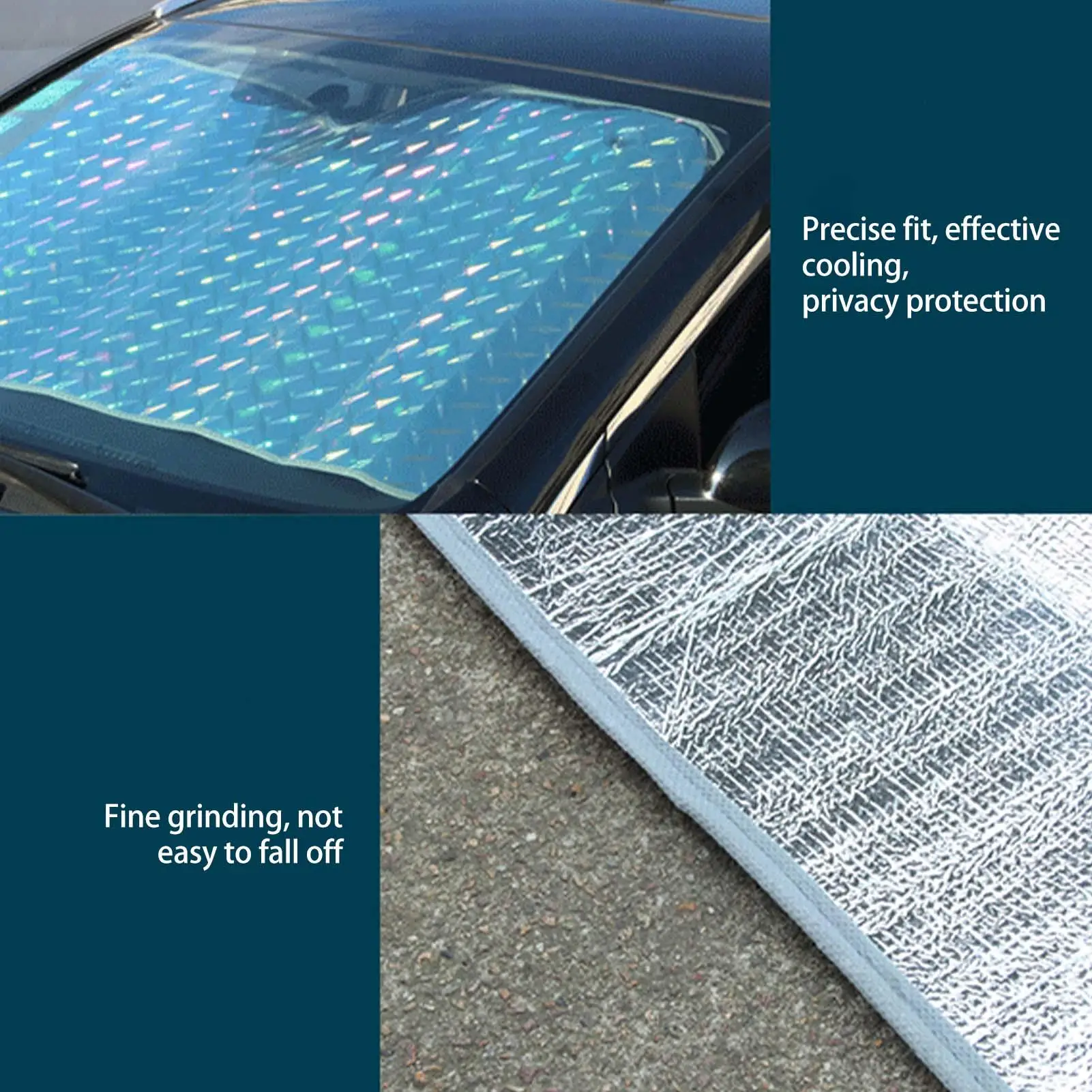 1pcs Car Windshield Sun Shade Front Window Sunshade Windshield Sun Protection Cover UV Blocker Summer Car Covers 140x70cm