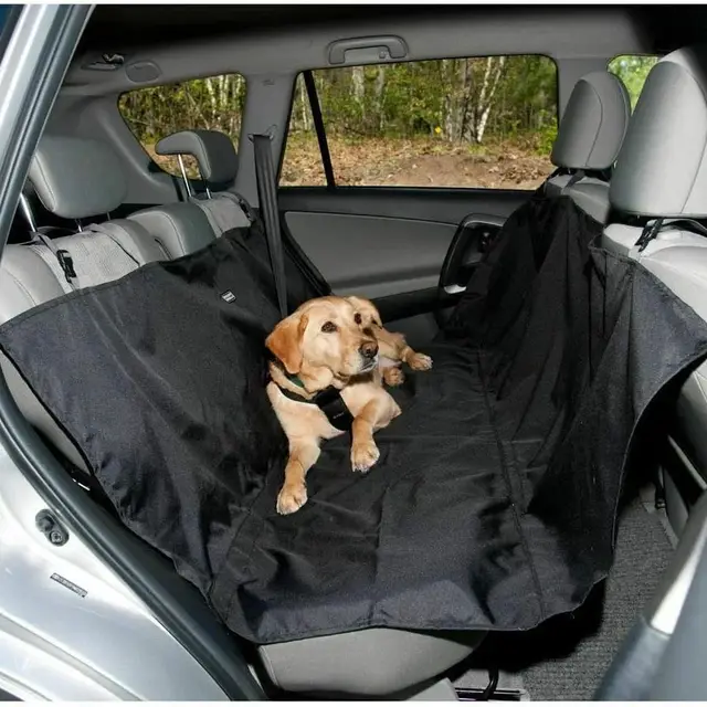 Waterproof Dog Car Seat Cover – Rear Seat Hammock Mat & Travel Protector for Car, Truck, SUV 1