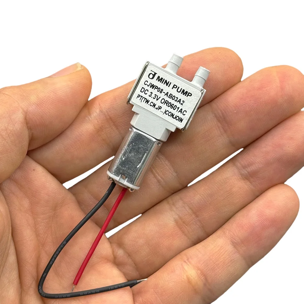 Mini flow CJWP08-AB03A2 M20 DC 3V 3.3V 3.7V Micro Air Pump Suction Air Vacuum Pump Tiny Self-priming Diaphragm Water air pump liquid transfer pump submersible booster pump air gun pump