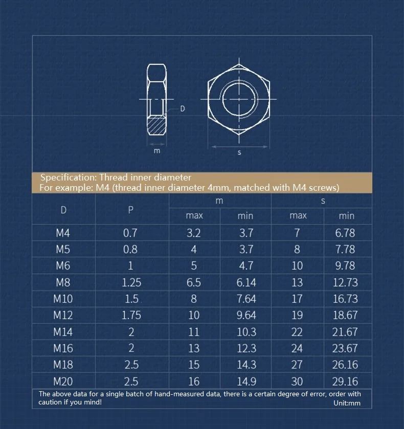 Stainless Steel Hex Nuts