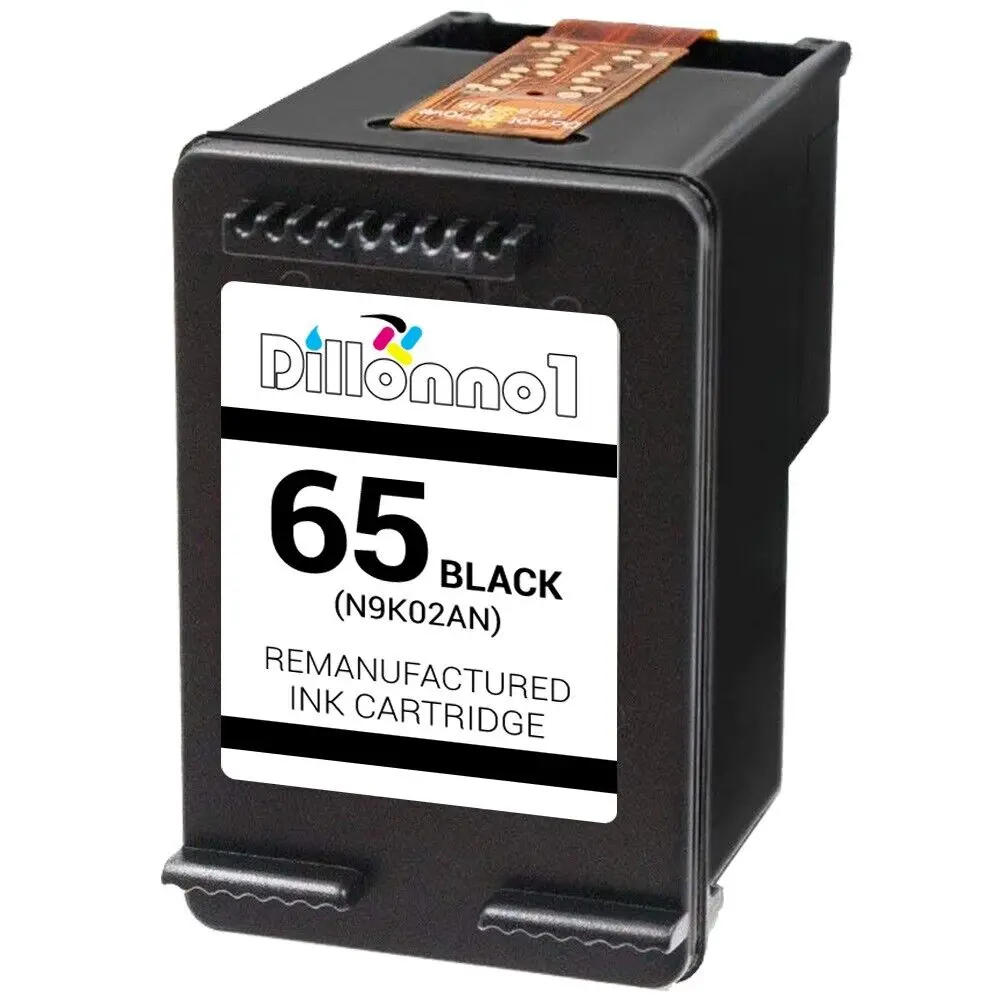Inchiostro Hp 65 Rigenerato Nero Per Deskjet 2600 Serie 3700 Envy 5000 Series
