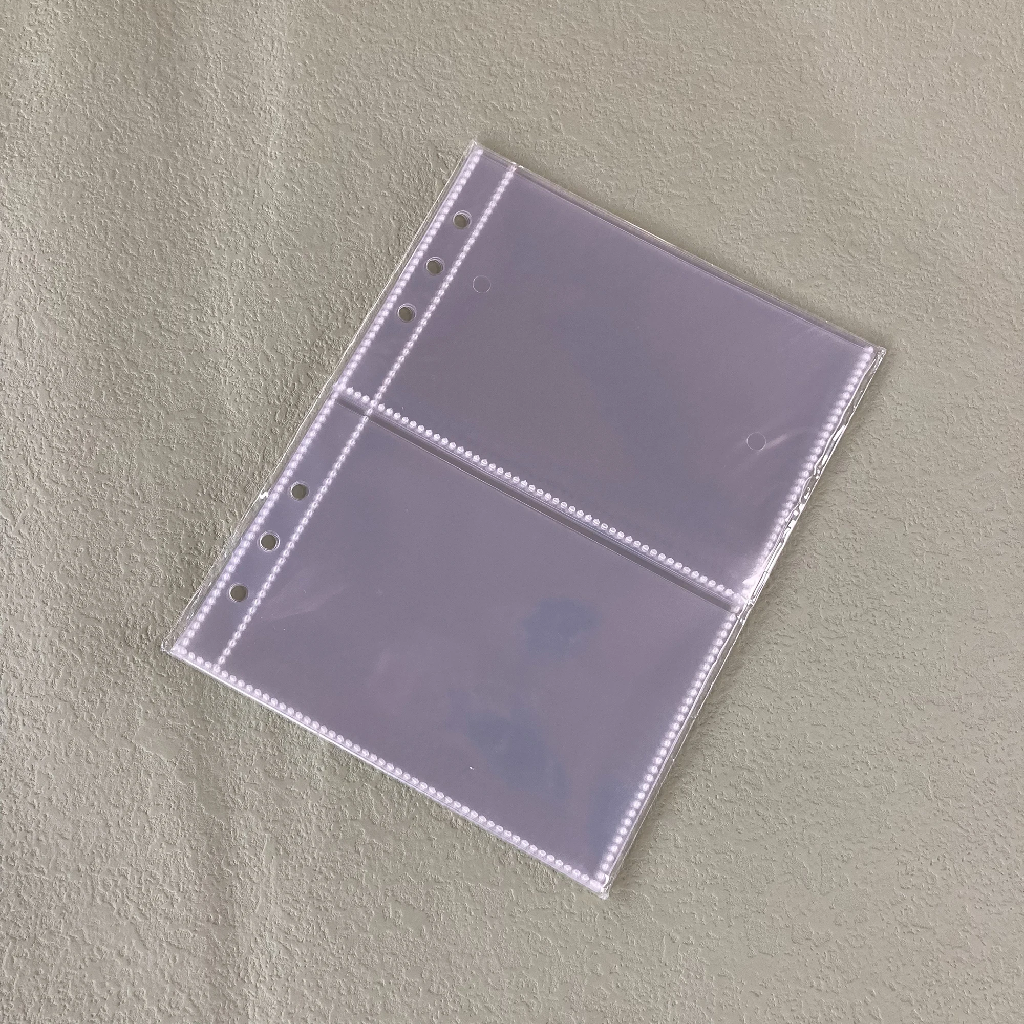 10 Sheets A5 Binder Sleeves 1/2/4 Pockets PVC Free Kpop