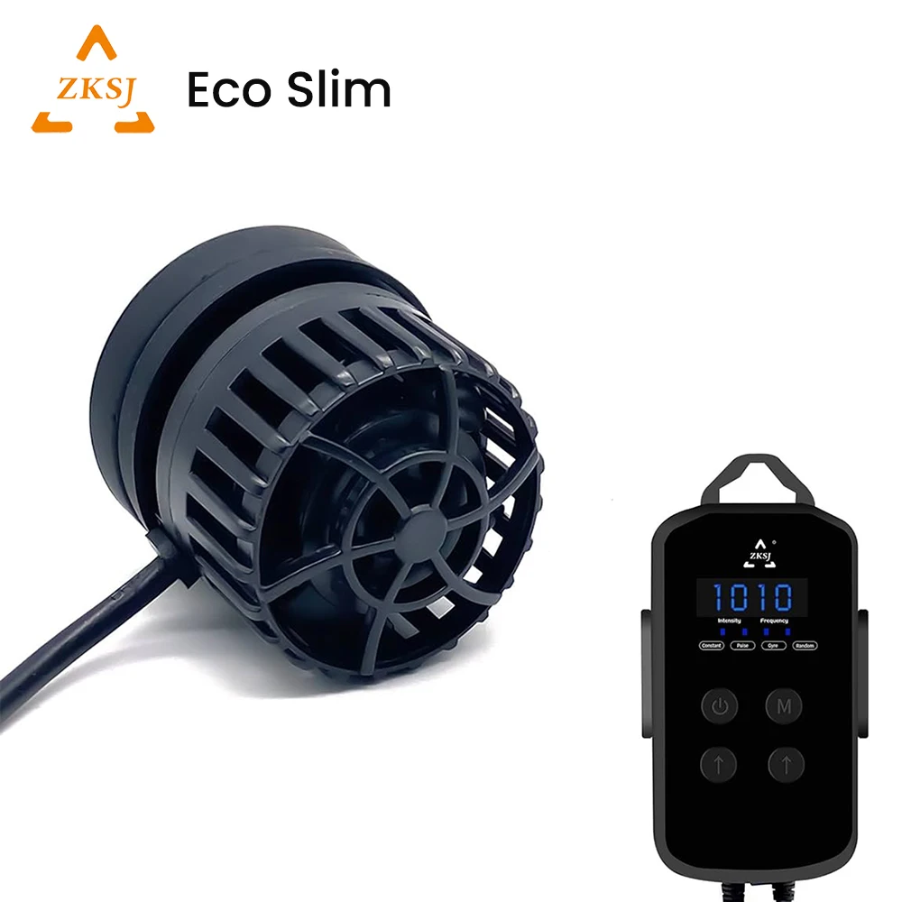 Zksj Eco Slim Strong Power Slim Body Super Quiet Aquarium Wavemaker Pump Per Acquario Di Acqua Dolce E Salata