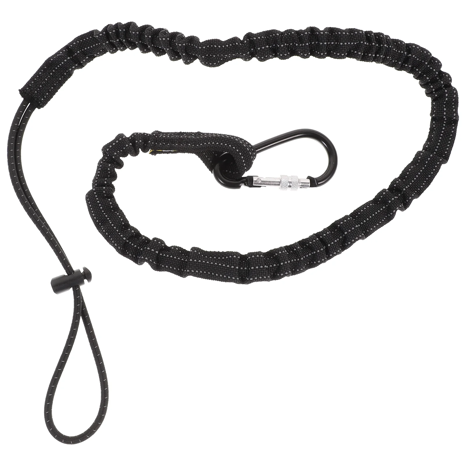 

Tool Safety Lanyard Fall Protection Leash Carabiner Retractable Seat Belt Loop Clip Aluminum Alloy for Drills