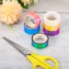 6Roll 15mmx5m Metalized Tape Self Adhesive Holographic Foil Mirror Metallic Masking Sticker Decoration Scrapbooking Masking Tape 6