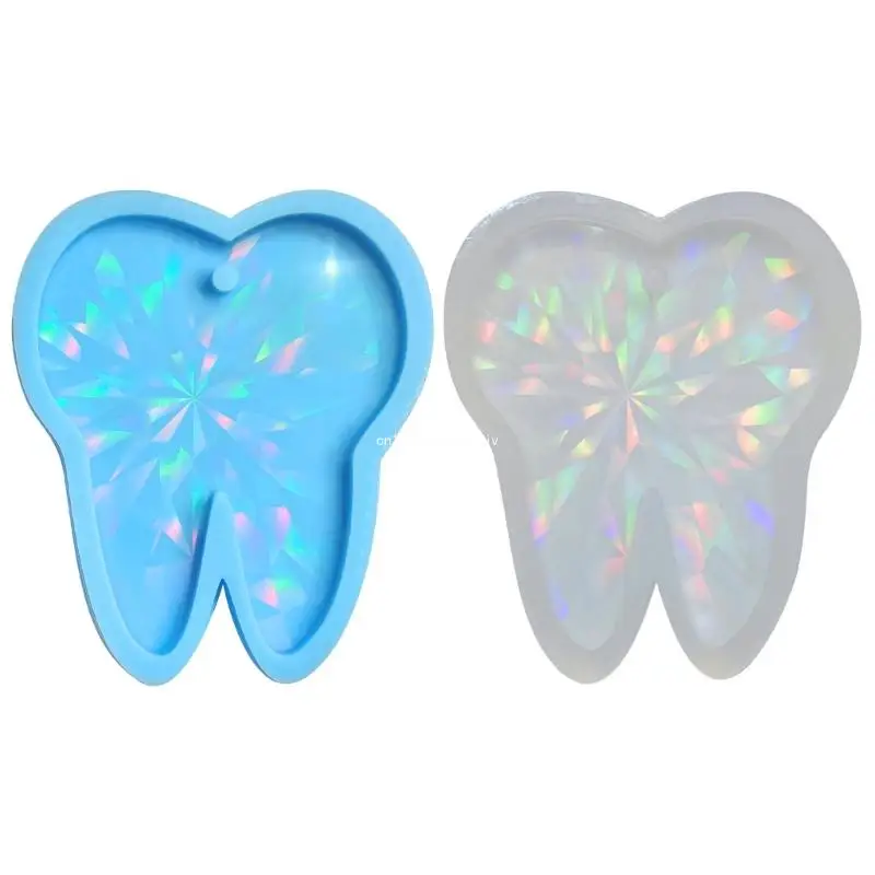 

Big Tooth Light Pendant Mould Crystal Epoxy Silicone Mold Dropship