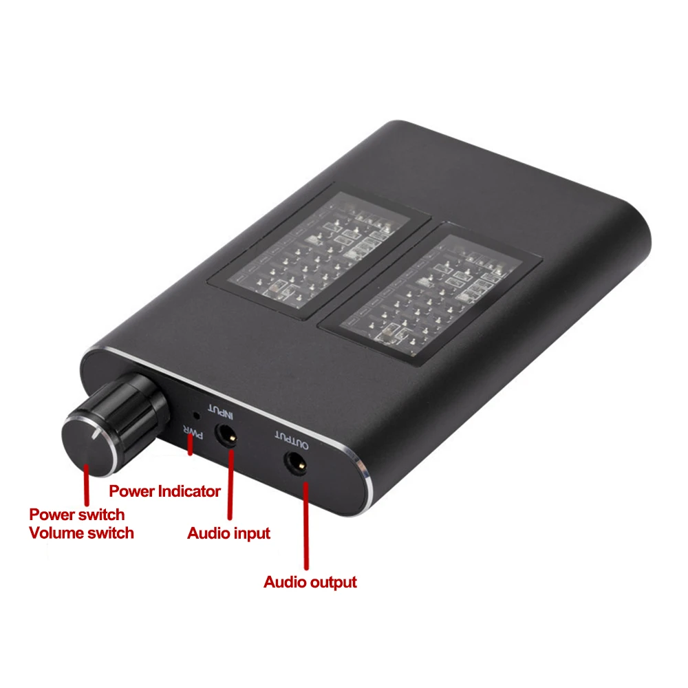 16-150 ohm HiFi Headphone Earphone Amplifier 3.5mm Jack Aux Portable Adjustable Audio Amp for Mobile Phone MP3 MP4 Laptop PC
