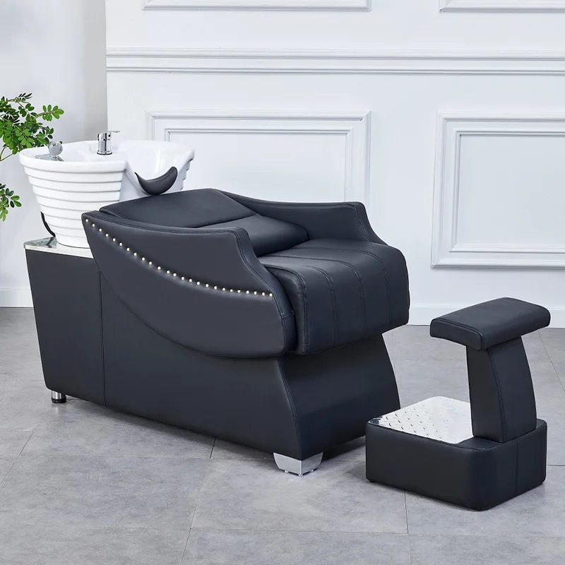 Ergonomics Sink Shampoo Chairs Massage Hairdressing Barber Shop Shampoo Chairs Simplicity Massageador Beauty Furniture MR50SC massage comfort shampoo chairs shower ergonomics simplicity hairdressing shampoo chairs thai massageador salon furniture mr50sc