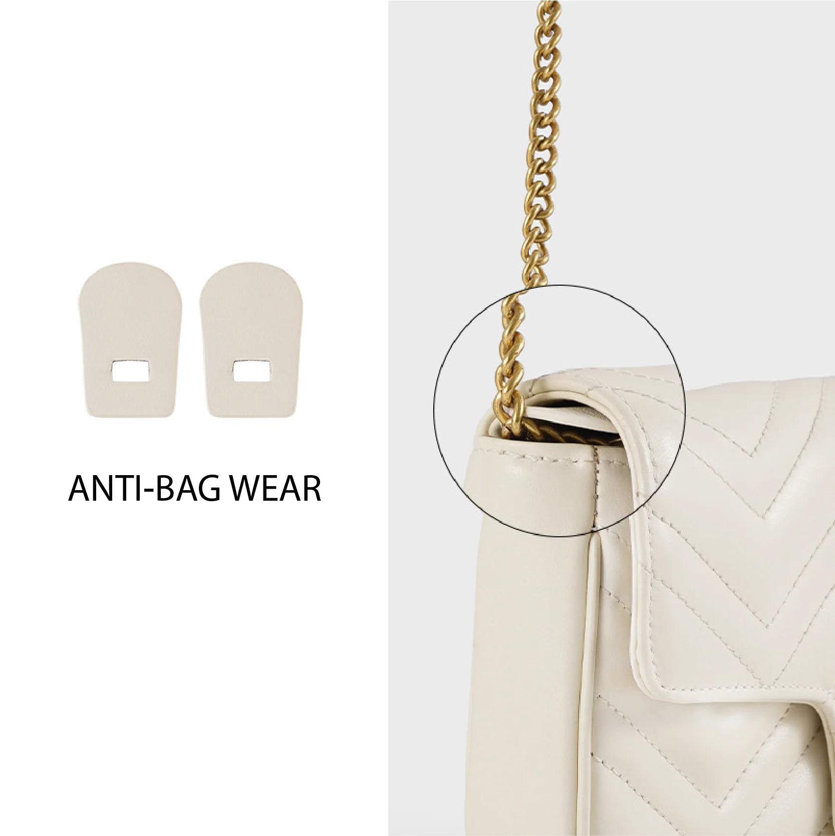 Adatto Per Gucci Marmont 21 Borse Fibbia Antiusura Fibbia Di Protezione Catena Tracolla Accessori Di Protezione